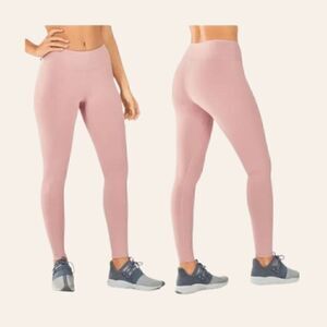 Fabletics Define Mid-Rise Legging In Mauve (pastel pink)